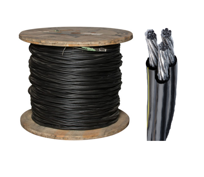 thumbnail image 2 of 100 Ft Nassau 2-2-2 Triplex Aluminum Overhead Service Drop Cable – 600V, XLPE 2 of 5
