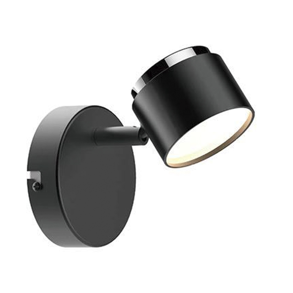 [SPO0083] LAMPARA LED TIPO SPOT SERIE LU 4W MV 3000K NEGRO TECNO LITE